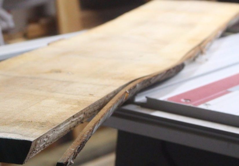 DIY Color Changing Live Edge LED Shelf
