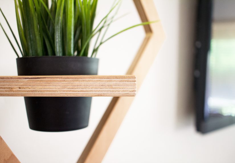DIY West Elm Modern Hanging Planter Knock-Off