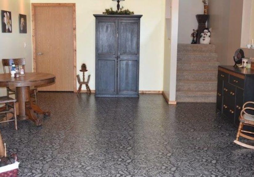 Makeover A Basement Floor For Less Than $300