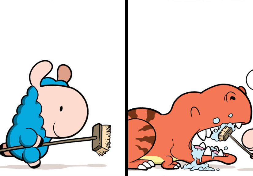 My 23 New Wholesome And Positive Comics About A Blue Llama