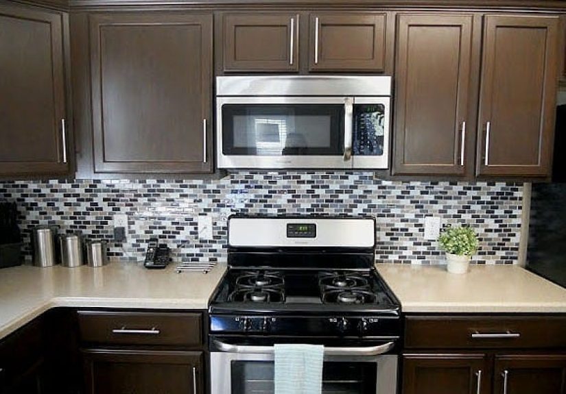 Sleek Dark Chocolate Painted Cabinets!