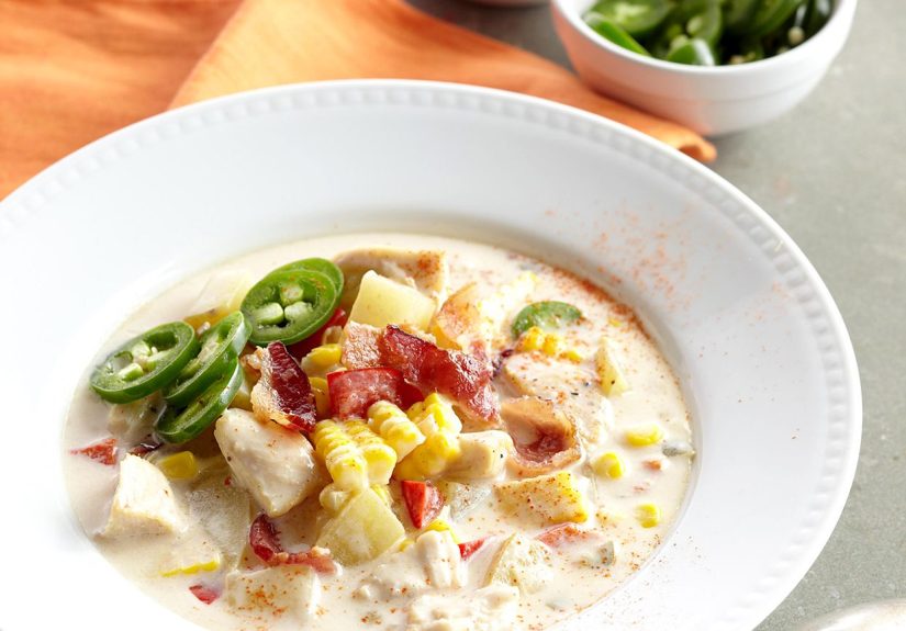 Spicy Chicken-Corn Chowder Recipe