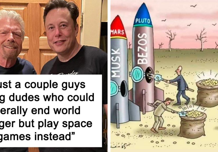 ‘They Could End World Hunger But Instead They Race For Space’: 30 Of The Most Honest Reactions To The Billionaire Space Race
