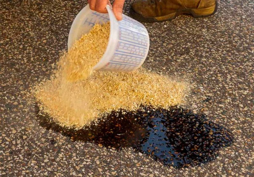 Use Sawdust to Soak Up Spills  The Family Handyman