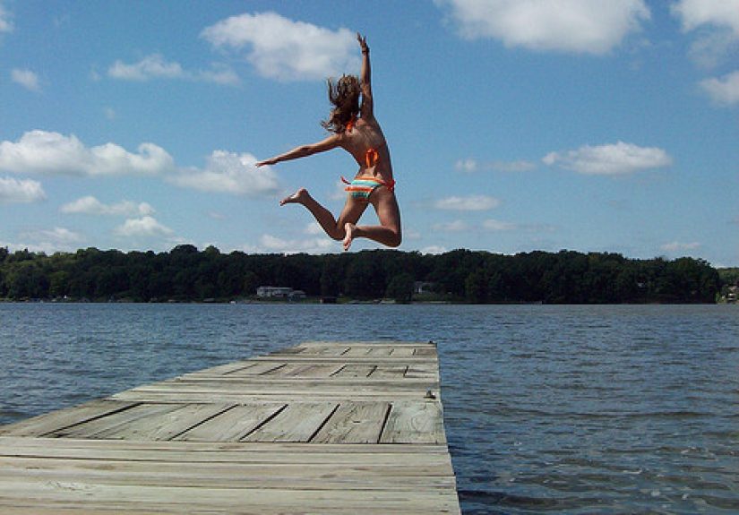 #453 Getting all sweaty and jumping in – 1000 Awesome Things