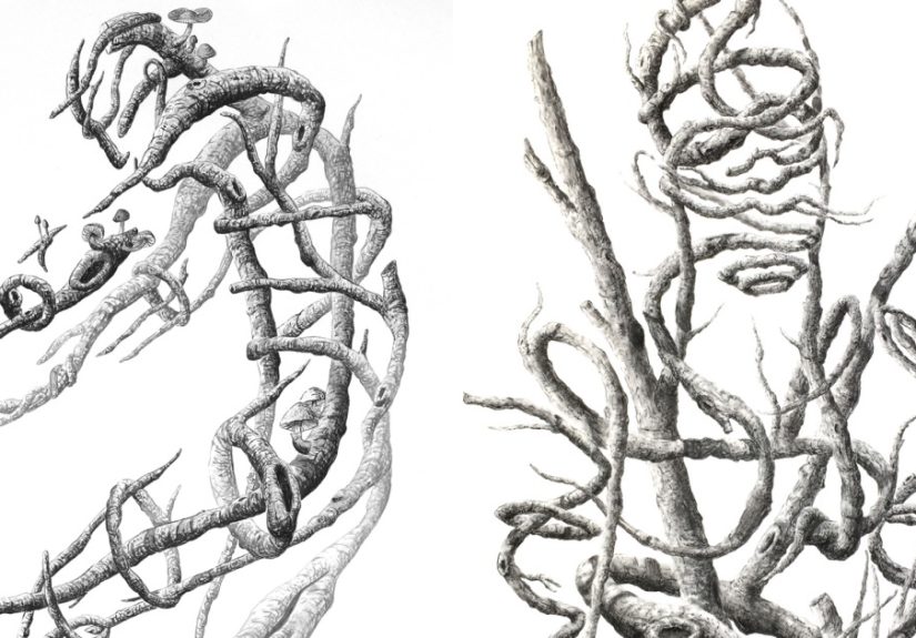 I Draw Surreal Stick Men With Ink And Charcoal