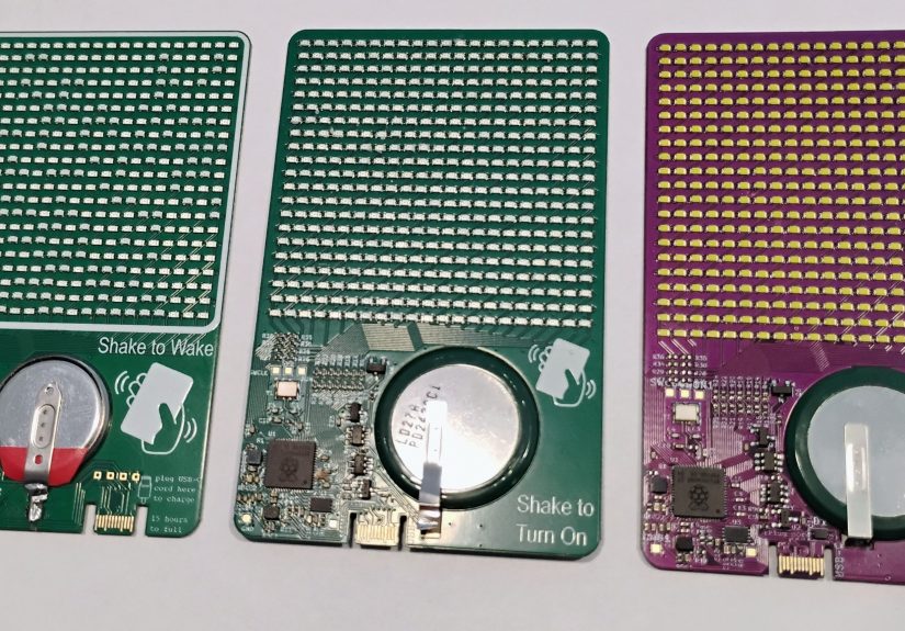 LEDs That Flow: A Fluid Simulation Business Card