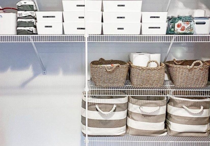 Linen Closet Organization