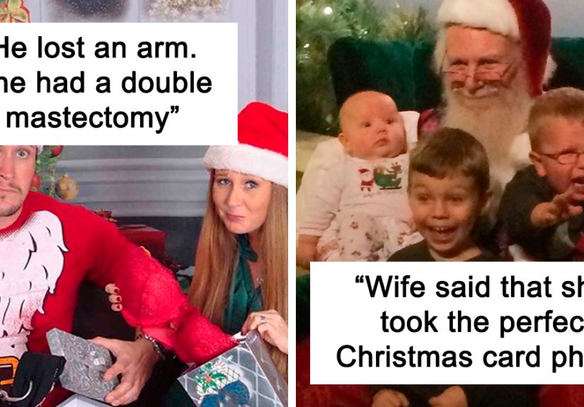 People Are Cracking Up At These 50 Funny Christmas Cards Folks Created To Congratulate Their Friends And Family