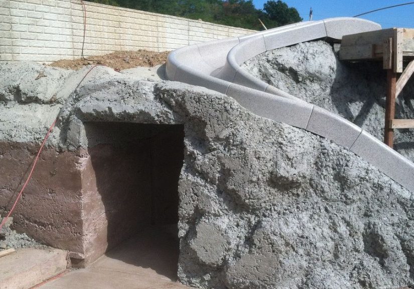 Pool Surround "Coal Mine"