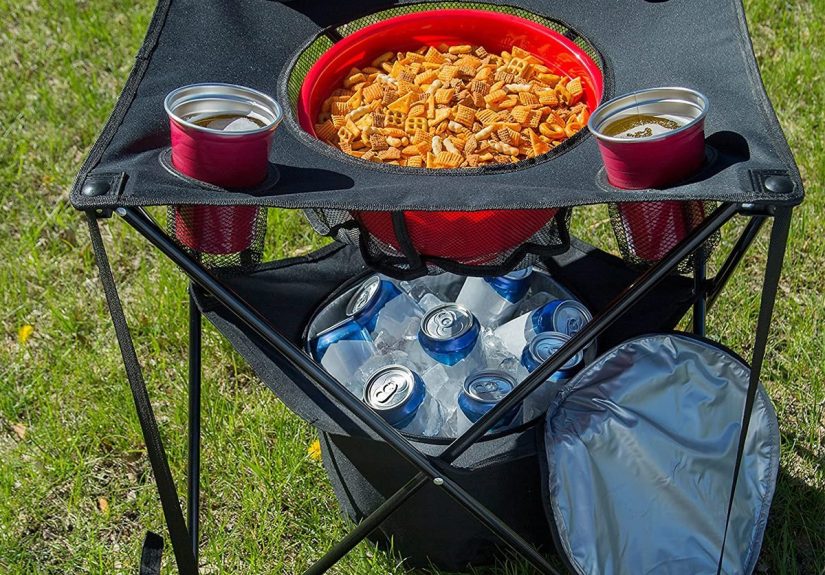 This Tailgate Table Has Spots for Drinks and Snacks for Outdoor Fun