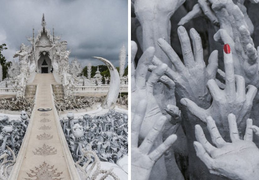 This White Temple In Thailand Is Both Heaven And Hell