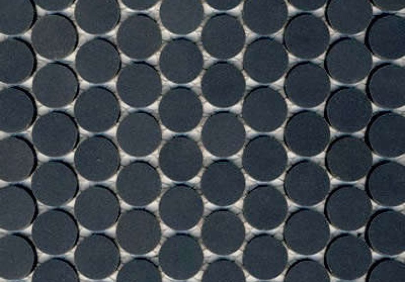 Unglazed Porcelain Penny Tile