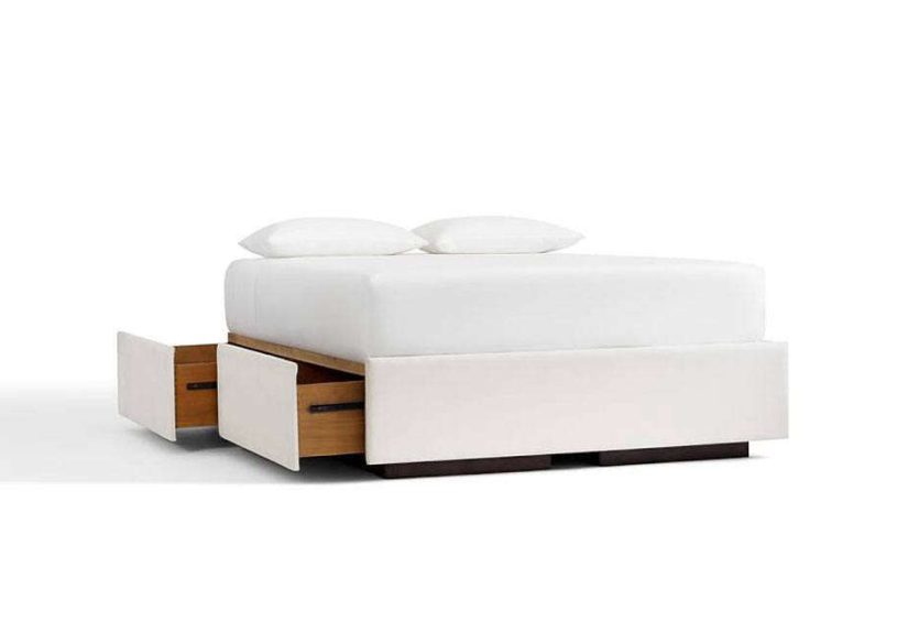 Upholstered Storage Platform Bed