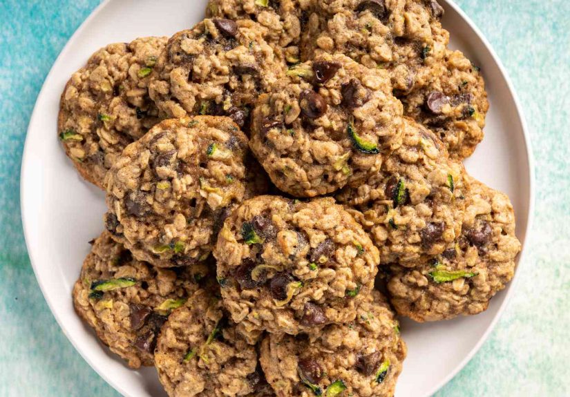 Zucchini Chocolate Chip Oat Cookies Recipe