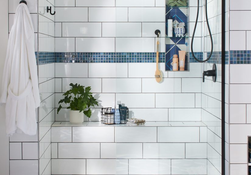 34 Stylish and Functional Ideas for Walk-In Shower Seats