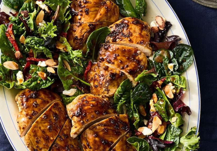 Best ’90s-Style Mixed Green Salad with Chicken Recipe