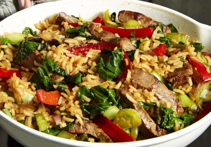 Best Beef & Bok Choy Fried Rice Recipe - GoodHousekeeping.com