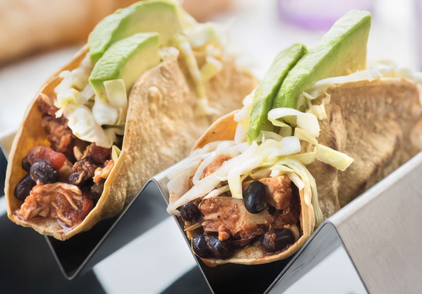 Chicken & Black Bean Crunch Tacos