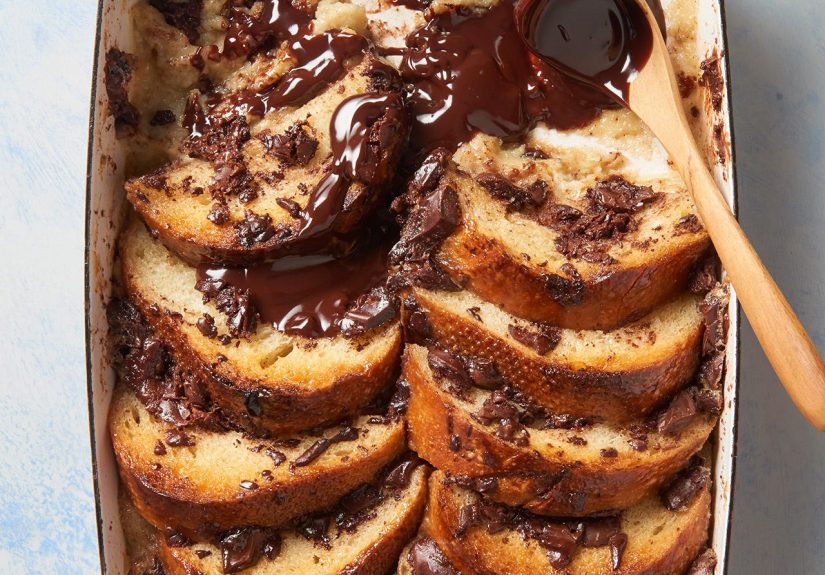 Chocolate Bread Pudding Casserole Recipe