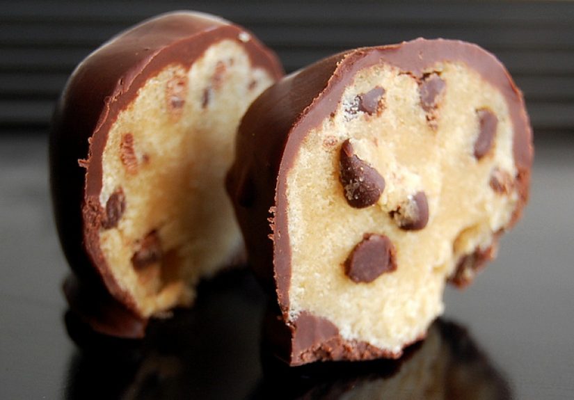 Chocolate Chip Cookie Dough Truffles