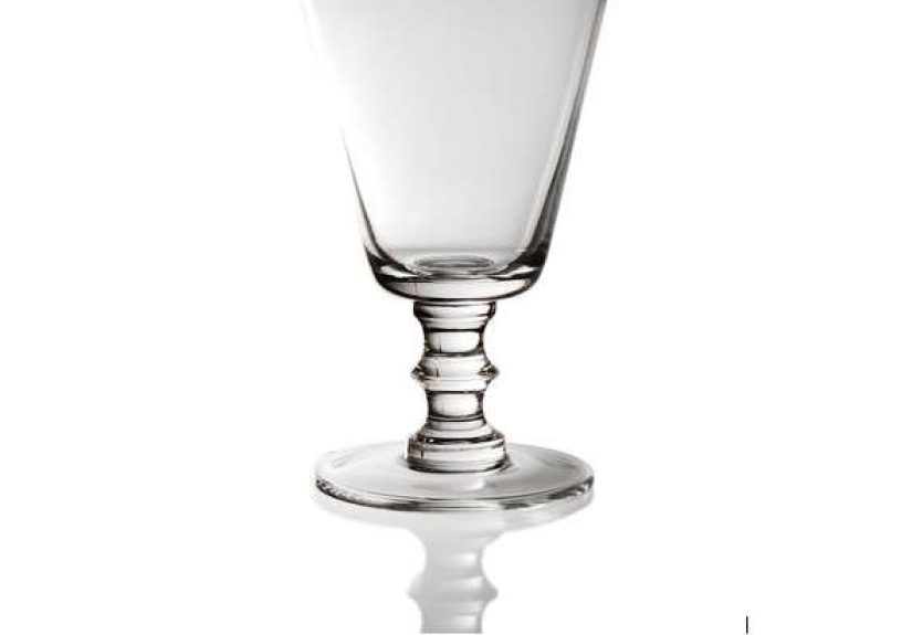 France Clear Footed Glass