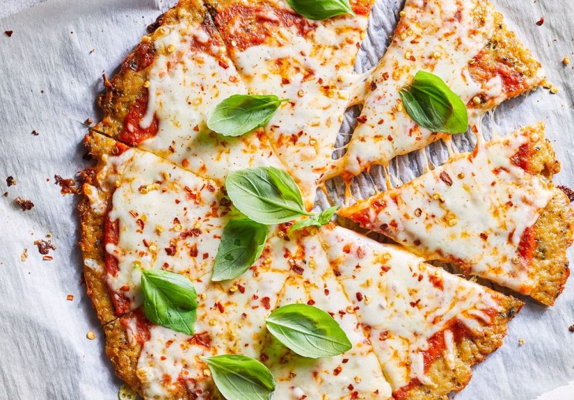 High-Protein Ground Chicken Pizza Crust
