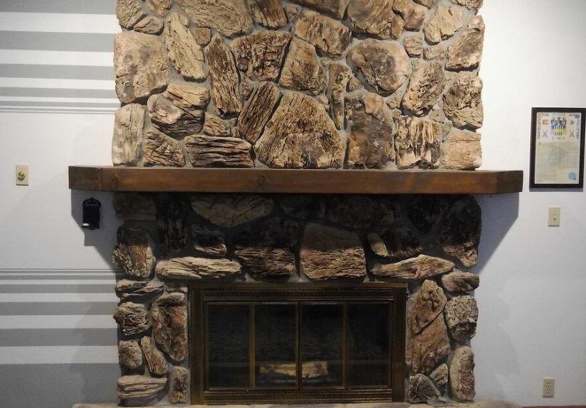 How to Paint and Whitewash a Dark Fireplace DIY