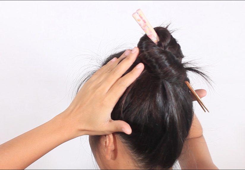 How to Put Your Hair Up With Chopsticks: 8 Styles