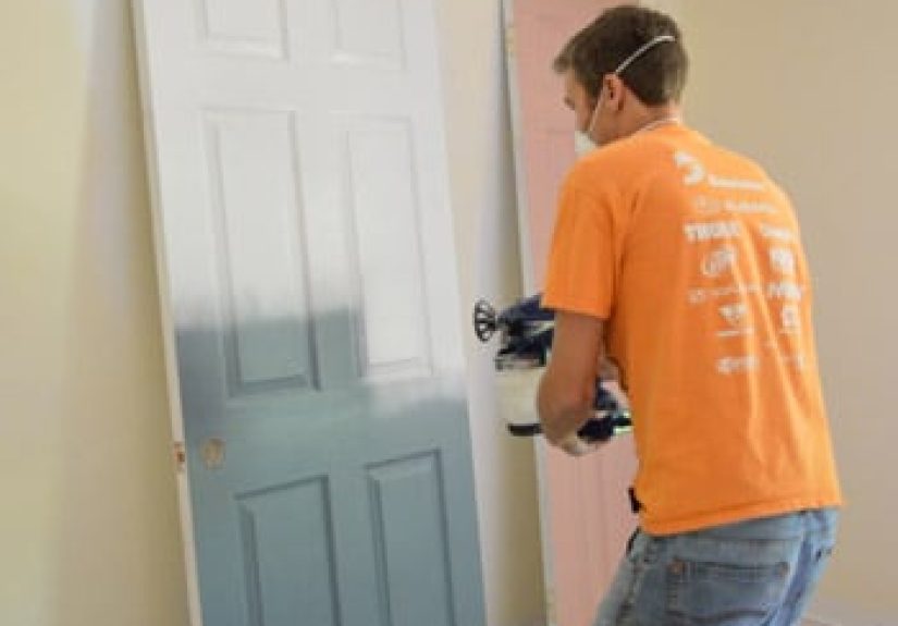 How To Use A Paint Sprayer On Trim & Doors