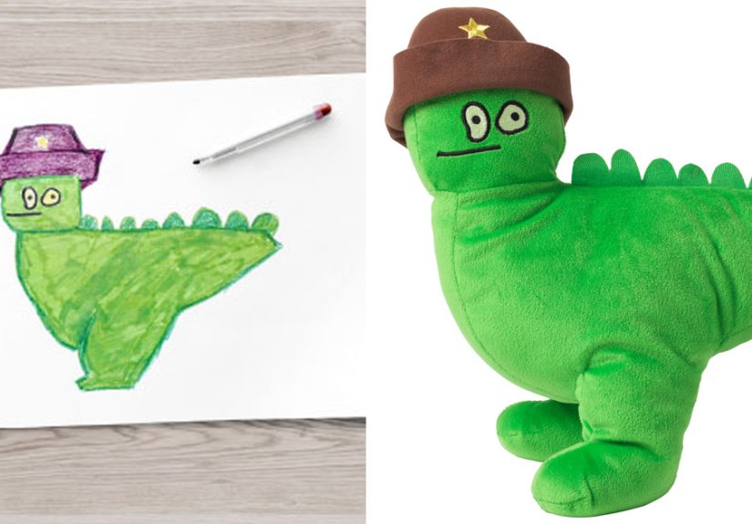 IKEA Turned Children’s Drawings Into Real Plush Toys To Raise Money For Charity