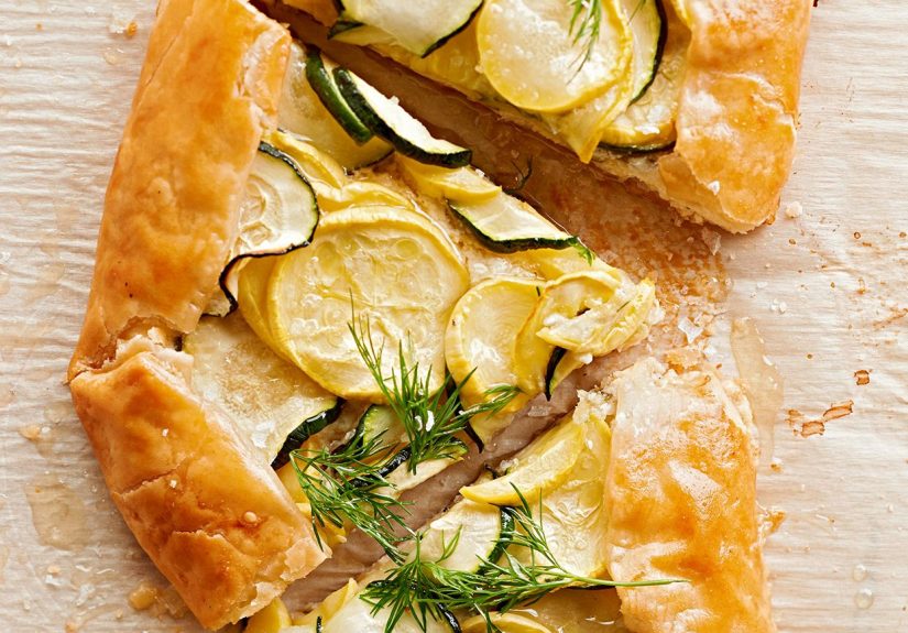 Lemony Ricotta Summer Squash Galette Recipe