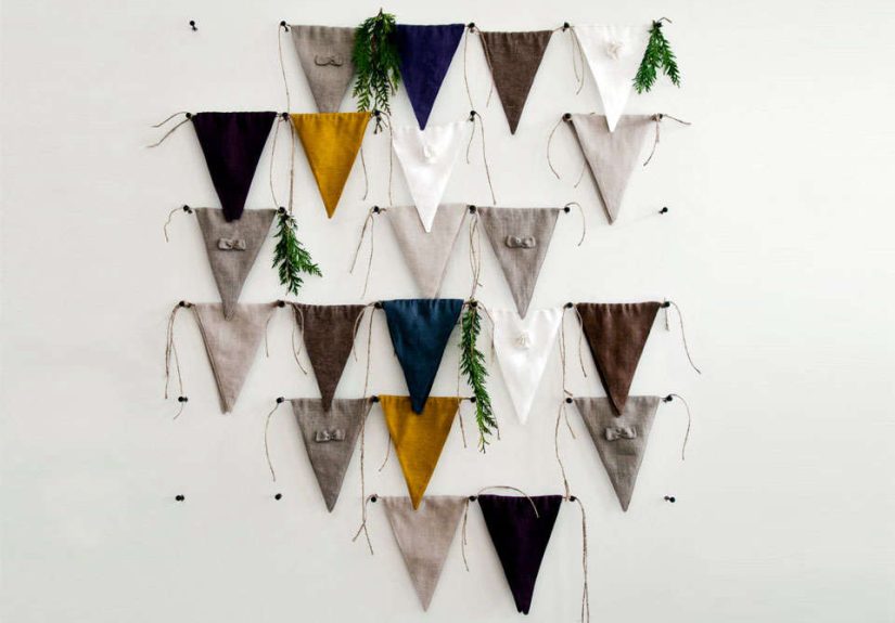 Linen Fabric Banner Bunting