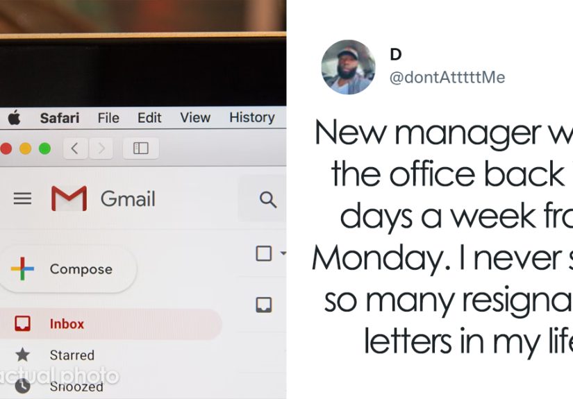 New Boss Wants People Back In The Office 5 Days A Week, Gets Resignation Letters Instead