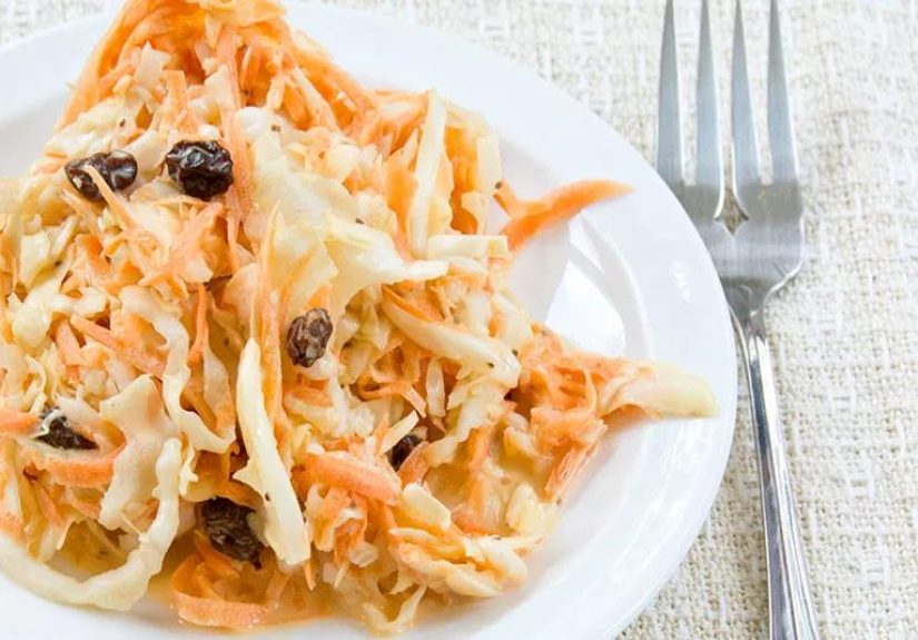Recipe: Carrot, Raisin and Yogurt Slaw
