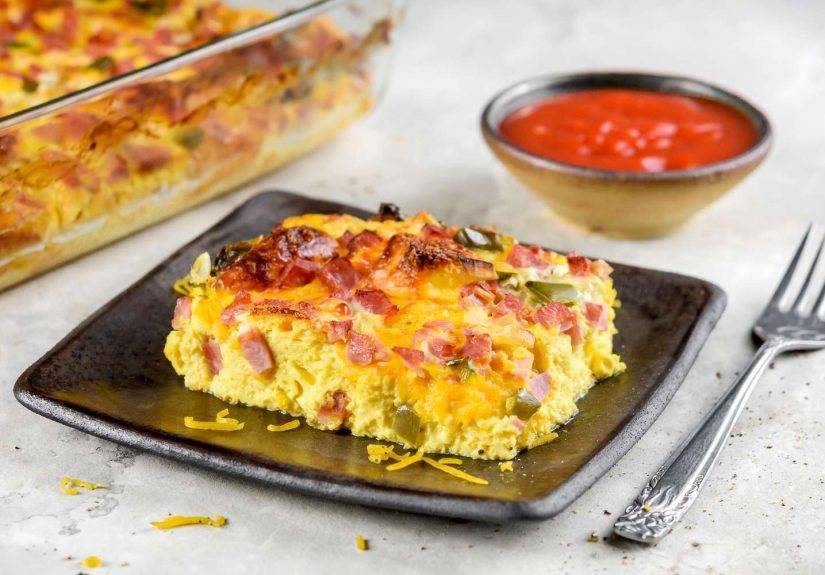 Western Ham and Egg Casserole Recipe