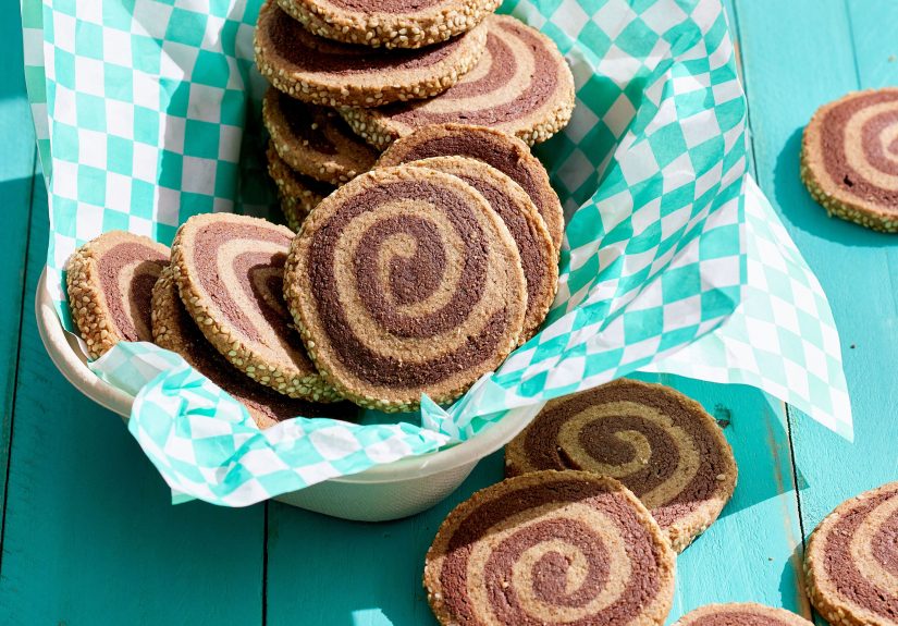 Benne Chocolate Pinwheel Cookies Recipe