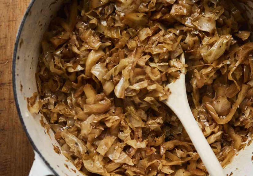 Easy Beer Braised Cabbage Recipe