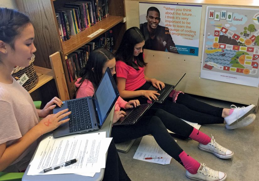Flexible Seating in Middle School