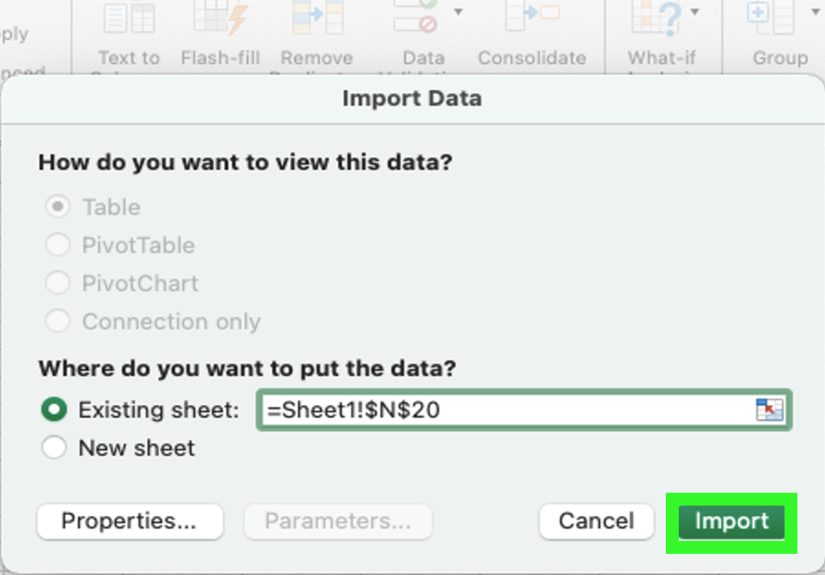 How to Import Web Data Into Excel on PC or Mac