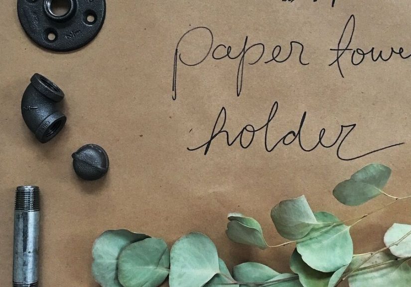 How to Make an Easy DIY Industrial Pipe Paper Towel Holder