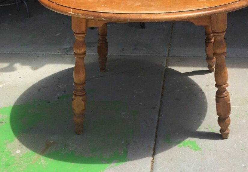 How to Paint a $12.99 Goodwill Table Makeover-Memaw’s Way