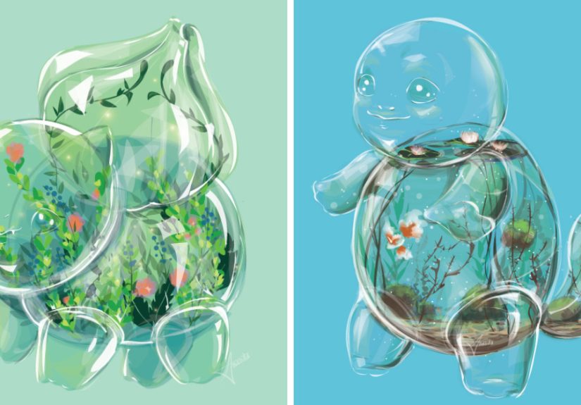 I Draw Pokemon As Terrariums