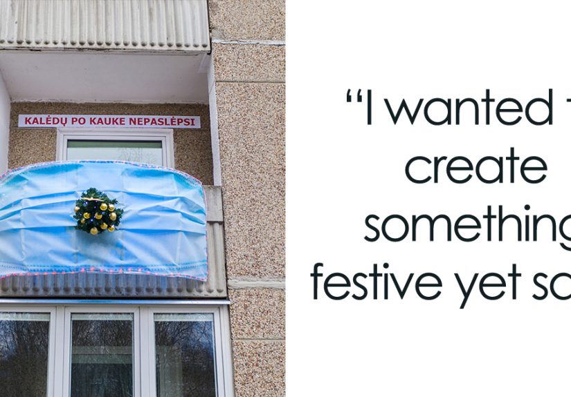 I Invited Locals To Decorate Their Balconies For Christmas, Here Are The First 8 Original Decorations