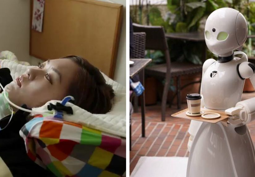 Japanese Cafe Found A Way To Employ Paralysed People As Waiters