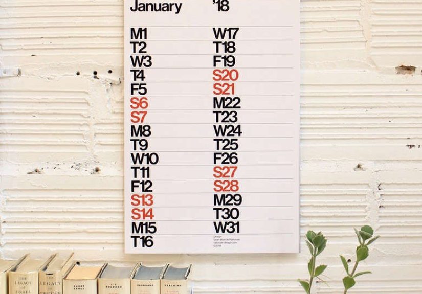Our Favorite Calendars for 2018