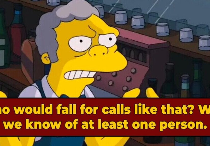 The (Filthy) Real Prank Calls That Inspired Moe In 'The Simpsons'