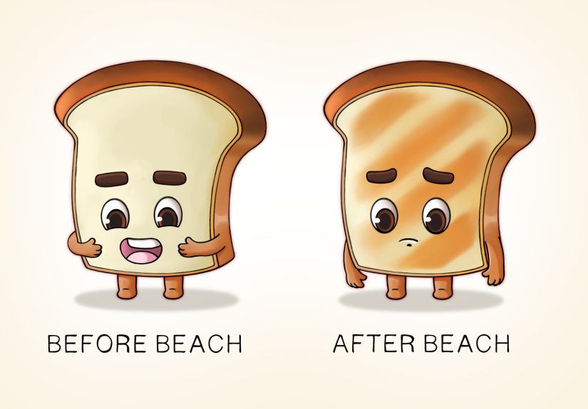 Toast Remind Me Of Sunburn
