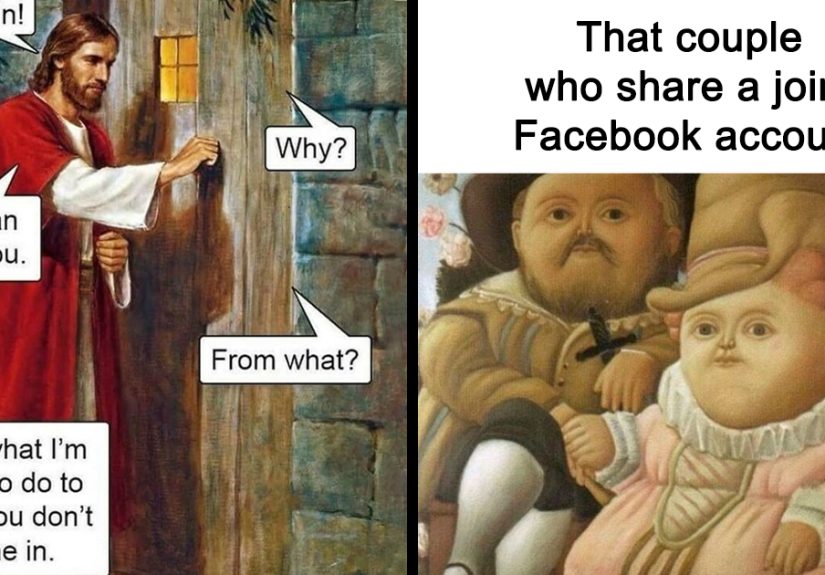 “Wanna Suffer Together?”: 97 Hilariously Relatable Classical Art Memes That Deserve To Be In A Museum