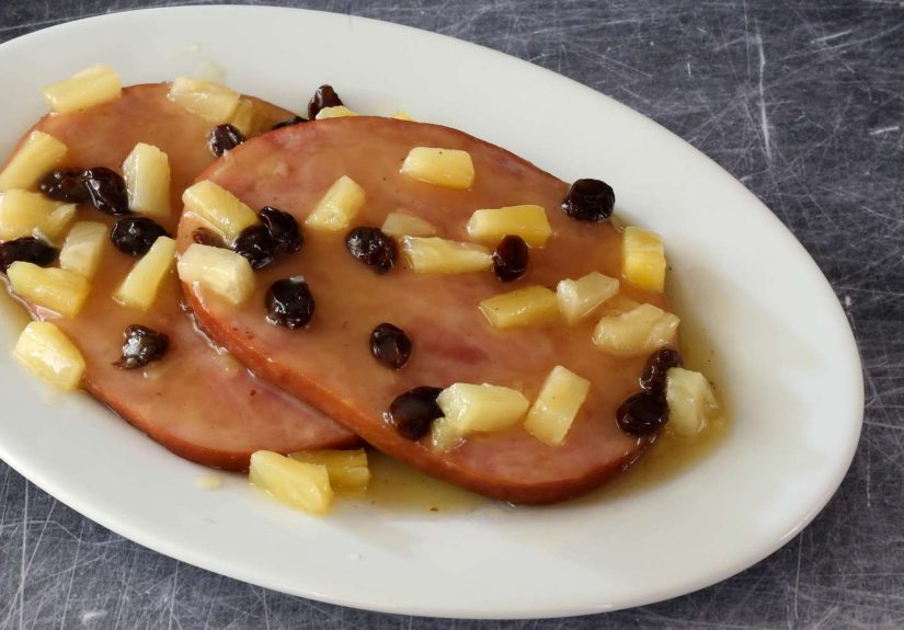 Baked Ham Slices With Pineapple Sauce Recipe